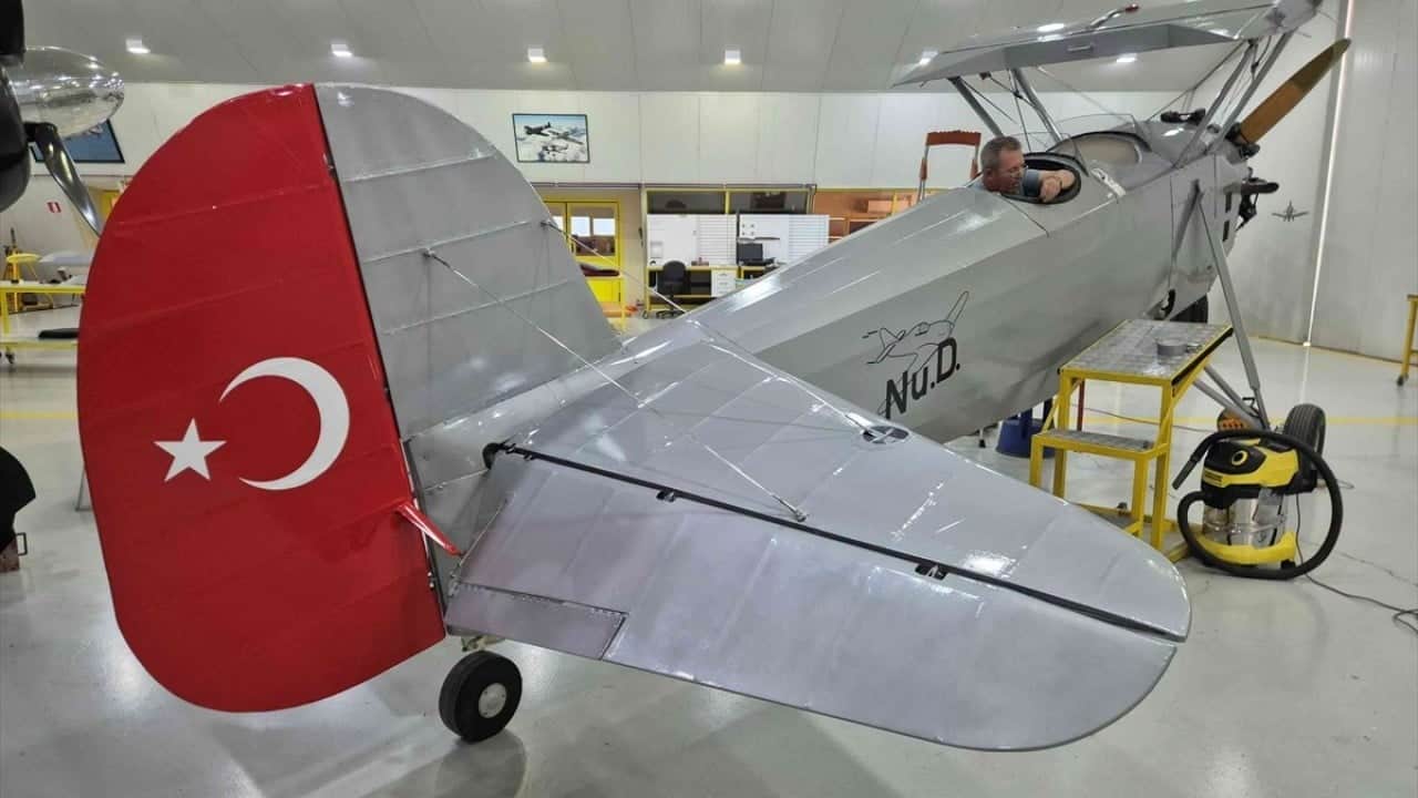 Foto - Demirağ’ın ilk ürettiği uçak Nu.D-36 gökyüzü ile buluştu