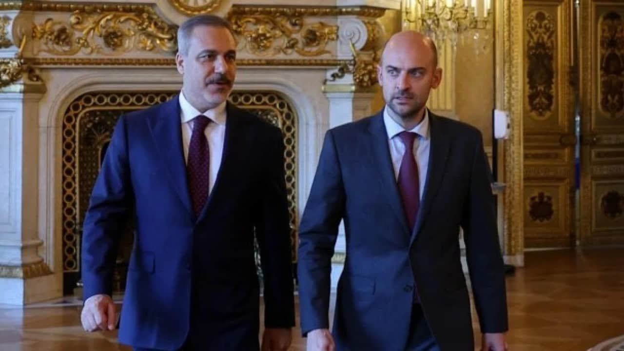 Foto - Diplomatik kaynaklardan Hakan Fidan açıklaması: Yanına gelerek konuşmaya çalıştı ancak Bakan Bey konuşmak istemedi