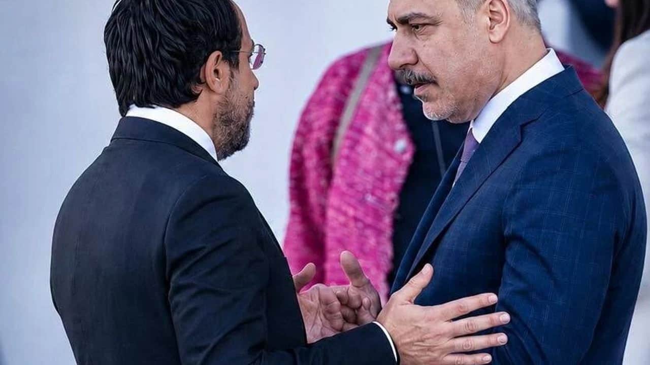 Foto - Diplomatik kaynaklardan Hakan Fidan açıklaması: Yanına gelerek konuşmaya çalıştı ancak Bakan Bey konuşmak istemedi