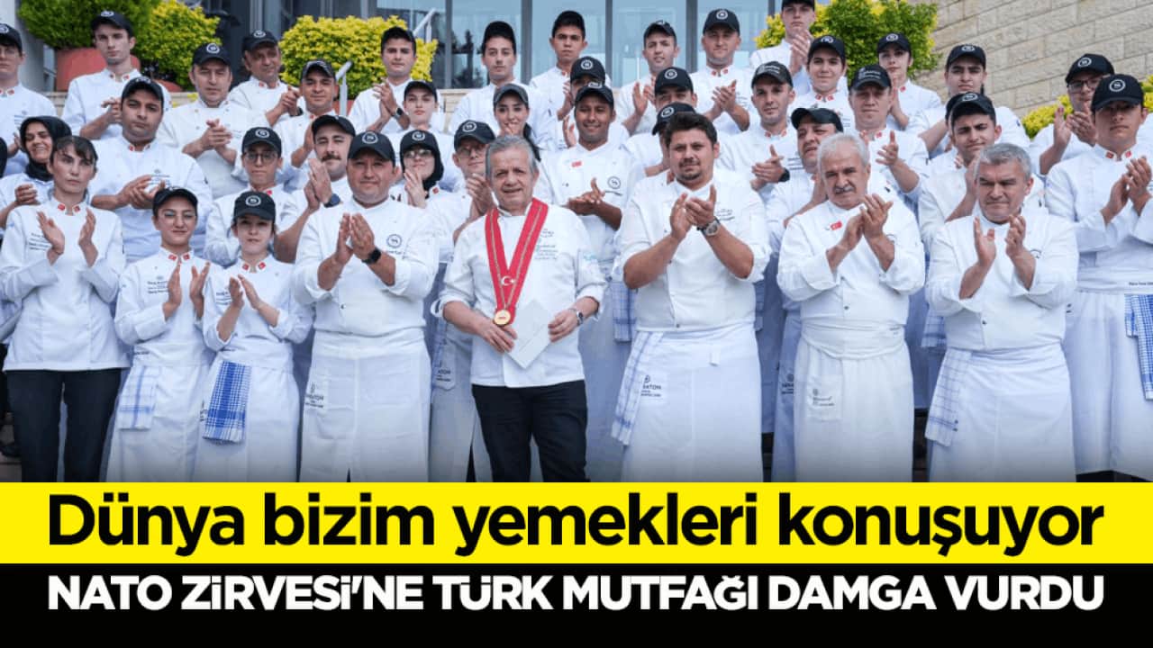 Dünya bizim yemekleri konuşuyor! NATO Zirvesi'ne Türk mutfağı damga vurdu