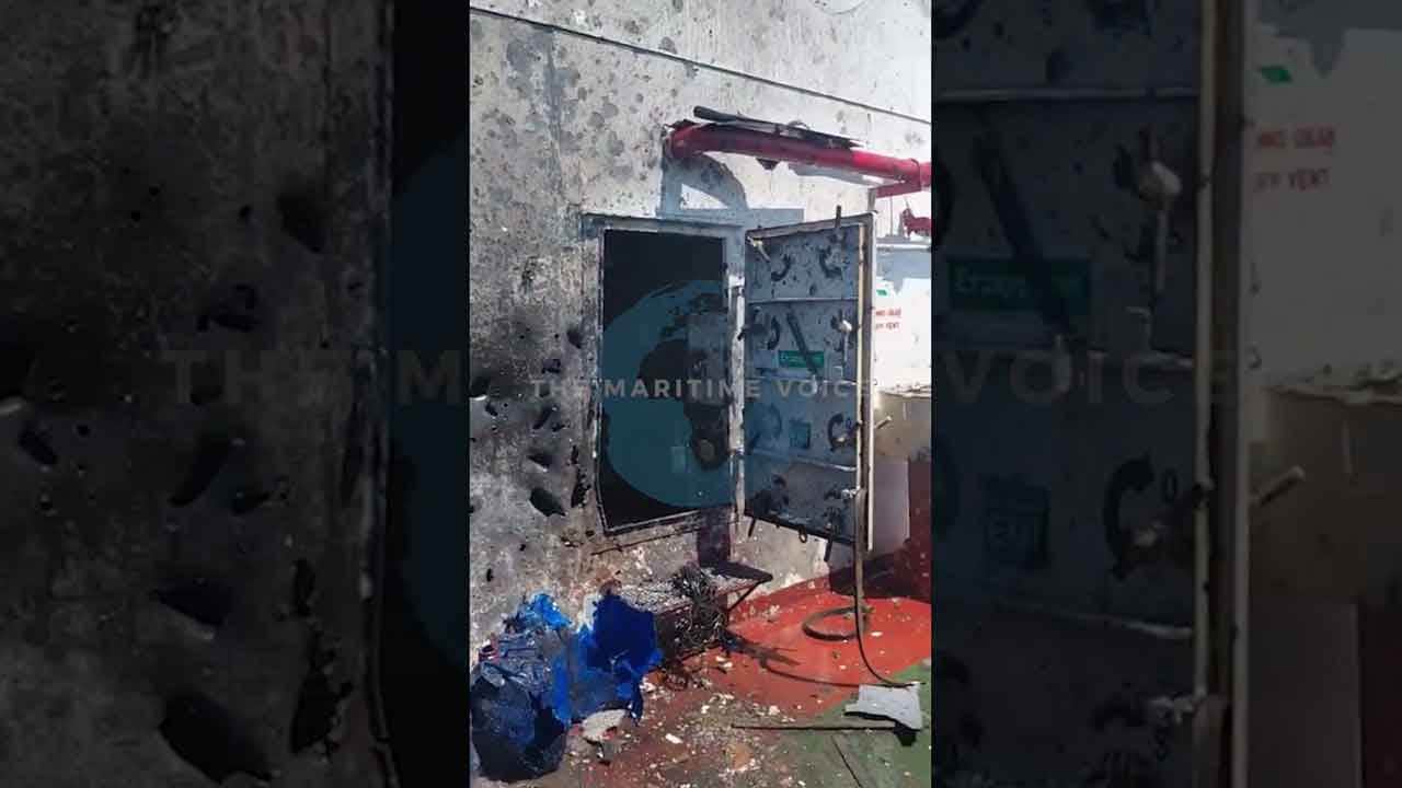 Foto - Düzinelerce İHA sattığımız ülke Türk gemisini vurdu: Görüntüler ortaya çıktı