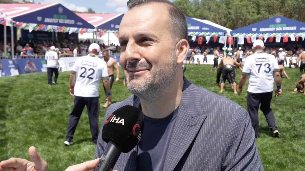 Foto - Er meydanında nefes kesen kapışma! Dursunköy'de pehlivanlar Kırkpınar havası estirdi!