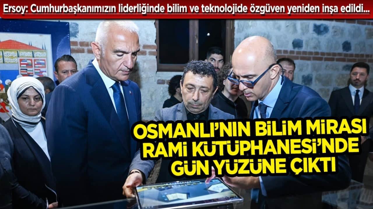 Bakan Ersoy: Cumhurbaşkanımızın liderliğinde bilim ve teknolojide özgüven yeniden inşa edildi...