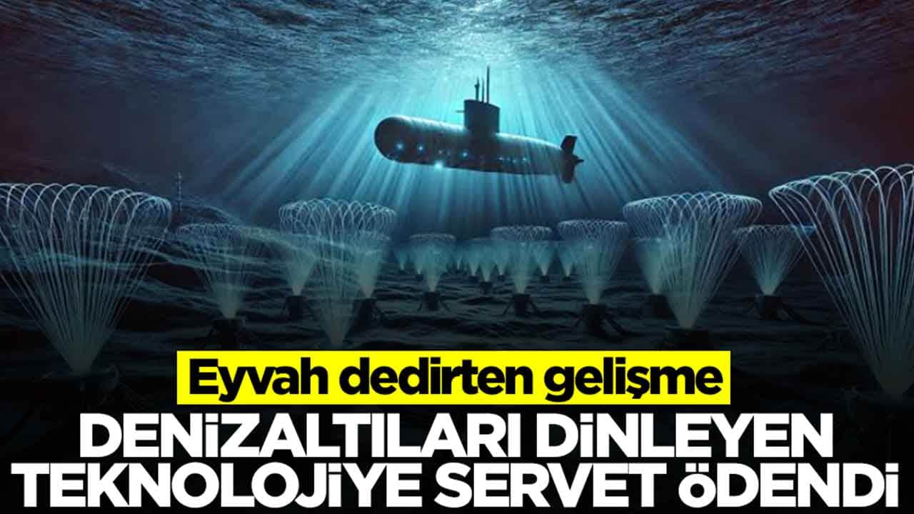 Eyvah dedirten gelişme: Denizaltıları dinleyen teknolojiye servet ödendi