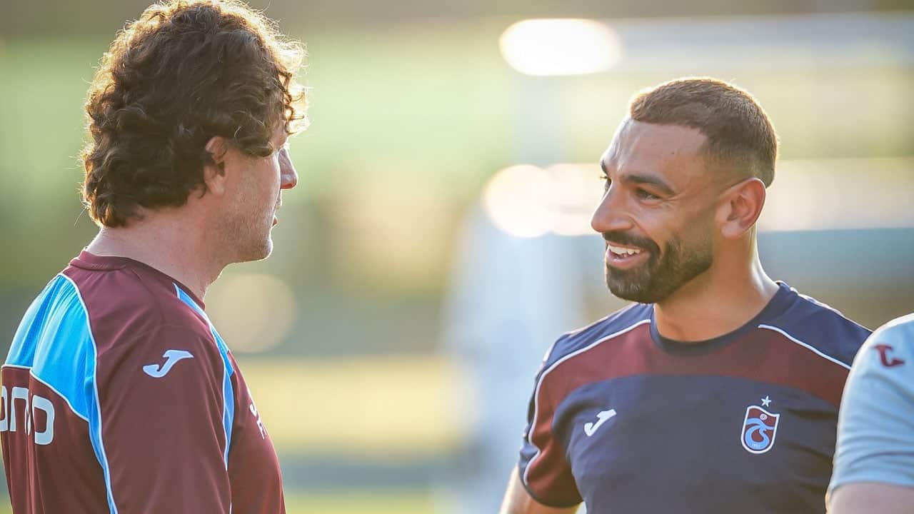 Foto - Fatih Tekke ile görüştü! Muhammed Salah Trabzonspor’la ilk antrenmanına çıktı