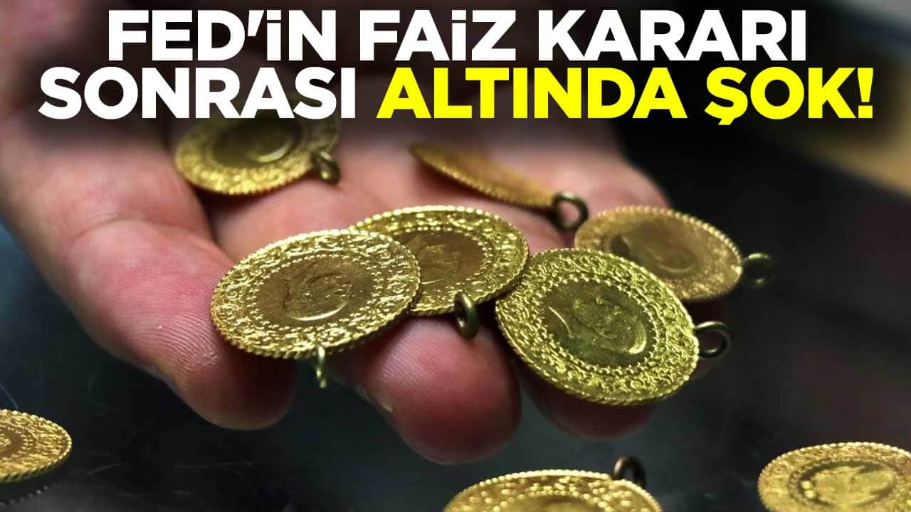 Fed'in faiz kararı sonrası altında şok!