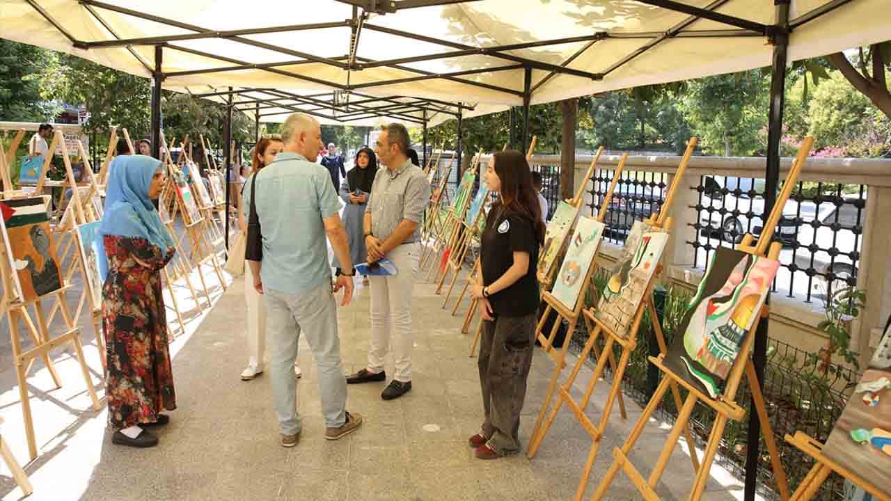 Foto - Gazze için fırçalar konuştu: 99 eser açık artırmada