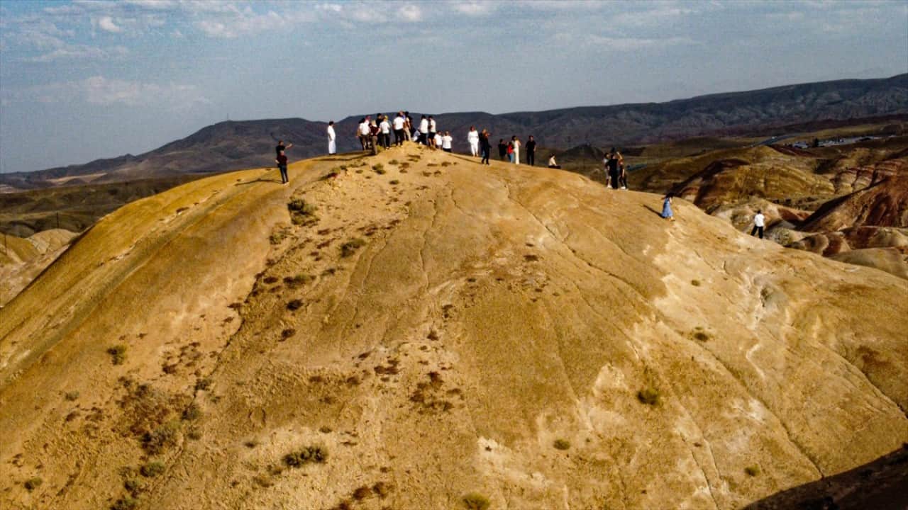 Foto - Gökkuşağı Tepeleri dikkat çekiyor! Ziyaretçilerine güzel manzaralar sunuyor