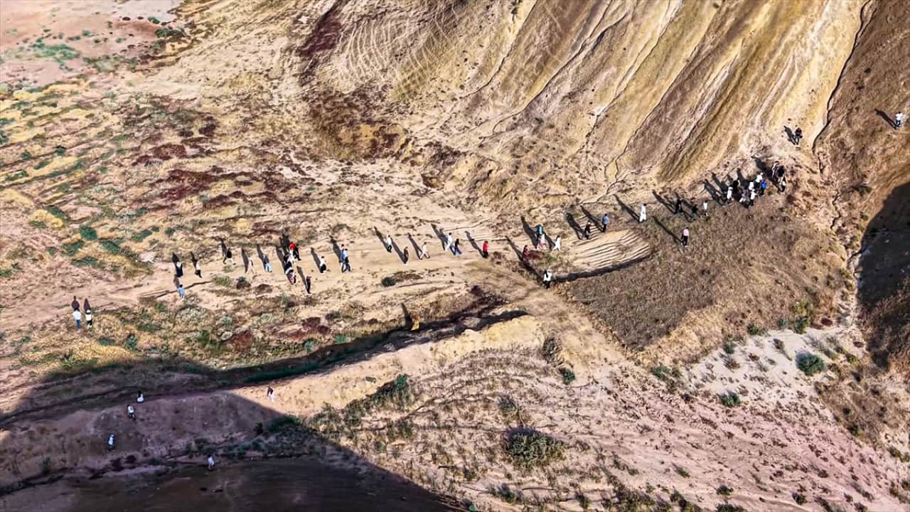Foto - Gökkuşağı Tepeleri dikkat çekiyor! Ziyaretçilerine güzel manzaralar sunuyor