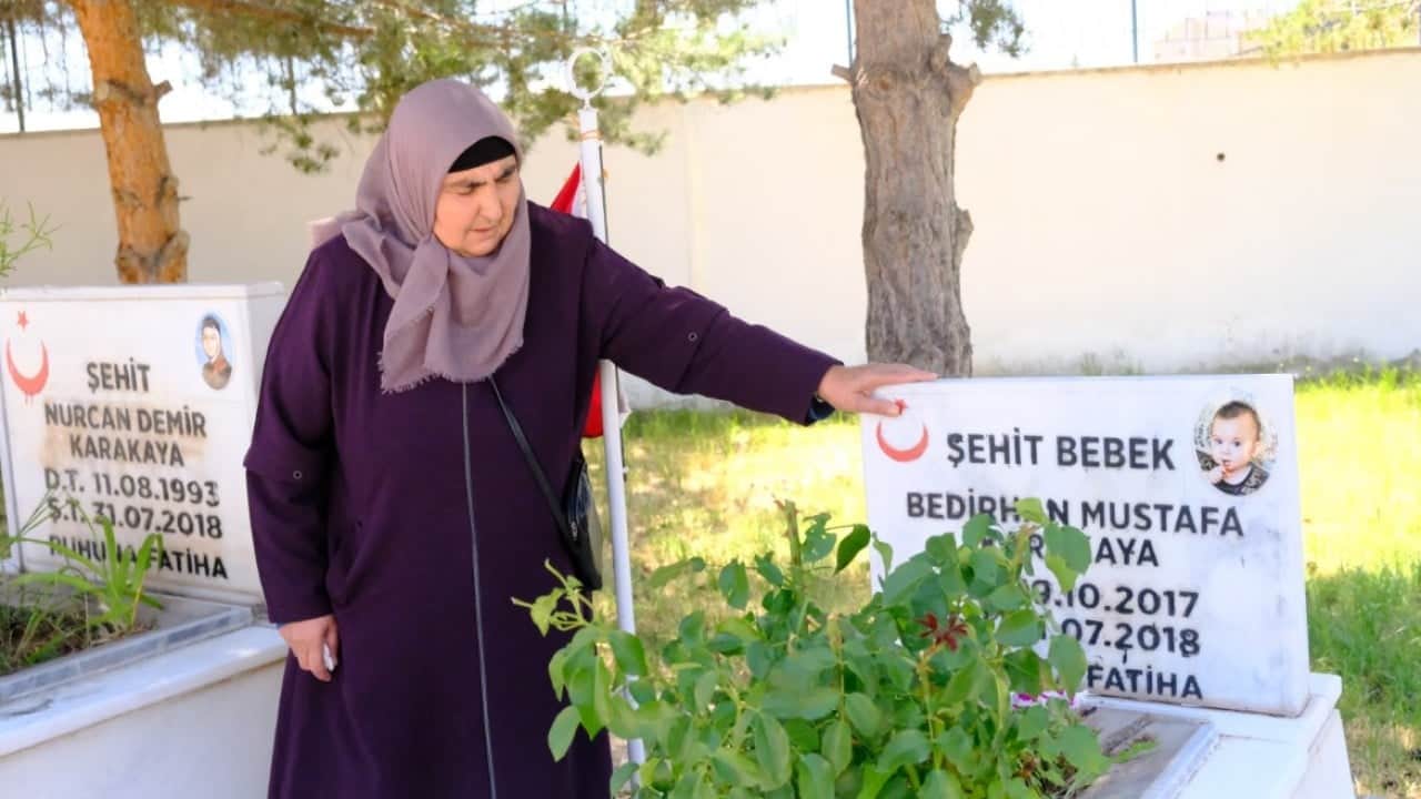Hainler 8 yıl önce şehit etmişti! Bedirhan bebek ve annesi dualarla anıldı