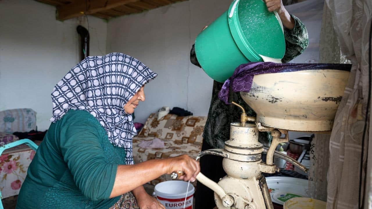 Foto - Hayvanlar yüksek rakımlı meralarda otluyor! Besiciler de yaz boyunca yaylalarda üretim yapıyor