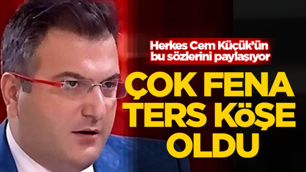 Herkes Cem Küçük’ün bu sözlerini paylaşıyor! Çok fena ters köşe oldu