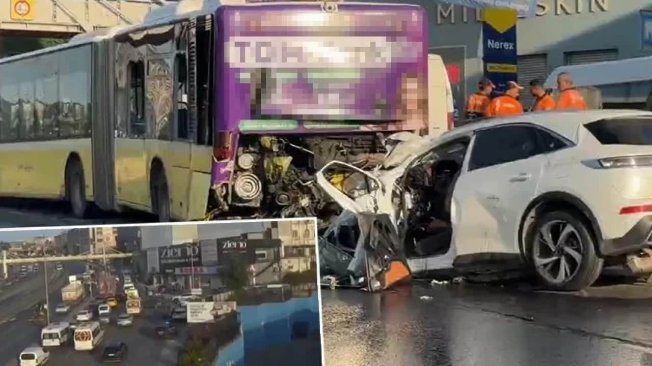 Foto - İETT otobüsü kazaya karıştı: Kahreden haber geldi