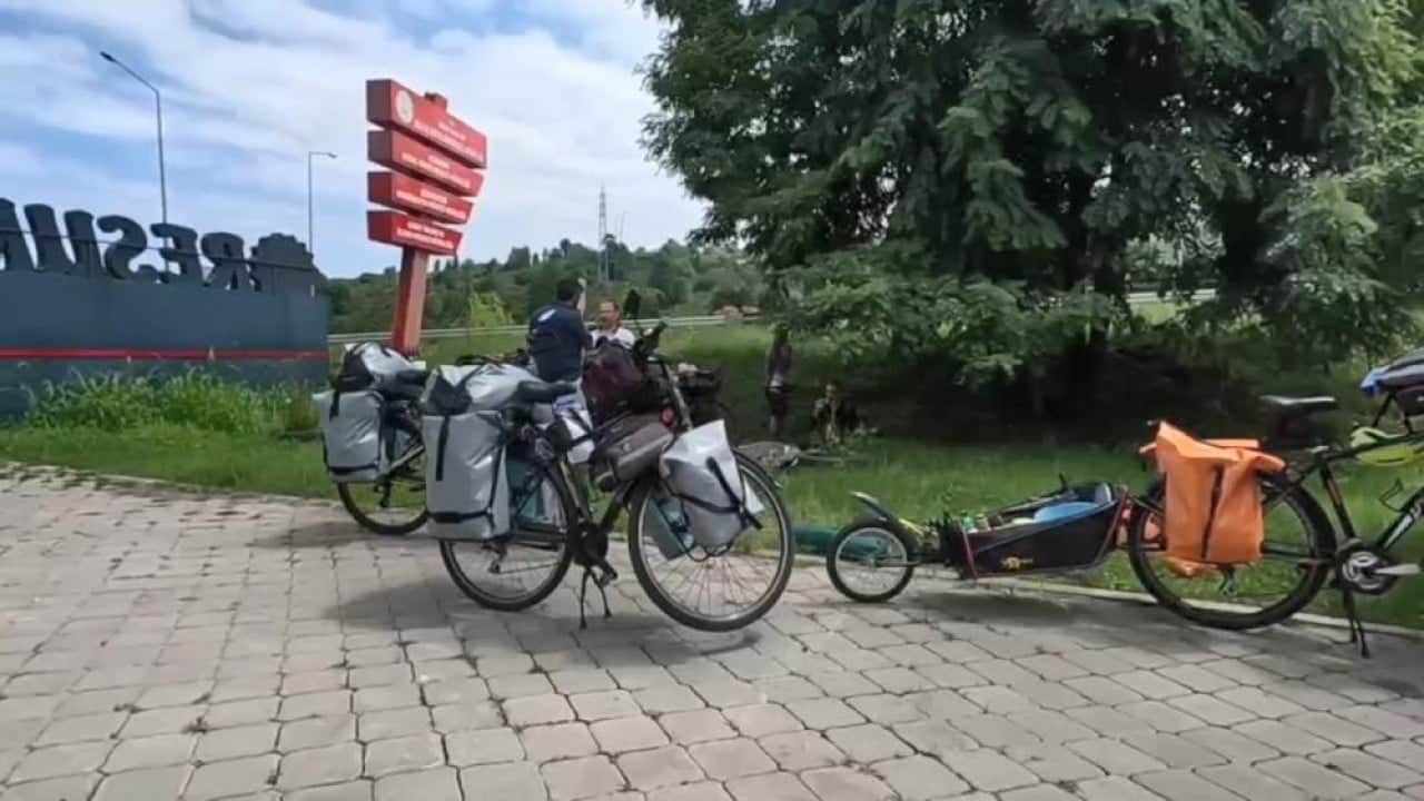 Foto - İran’dan bisikletle gelen turistler Karadeniz’ keşfettiler