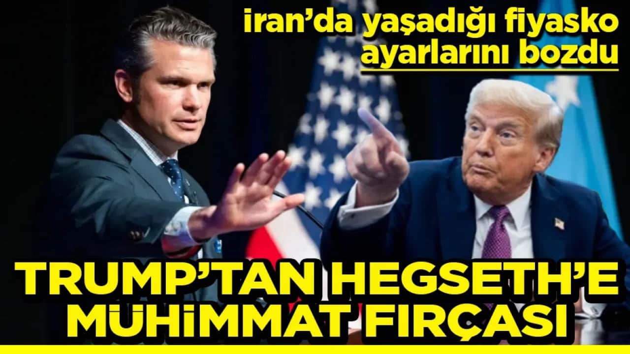 İran’la yaşadığı fiyasko ayarlarını bozdu Trump’tan Hegseth’e mühimmat fırçası
