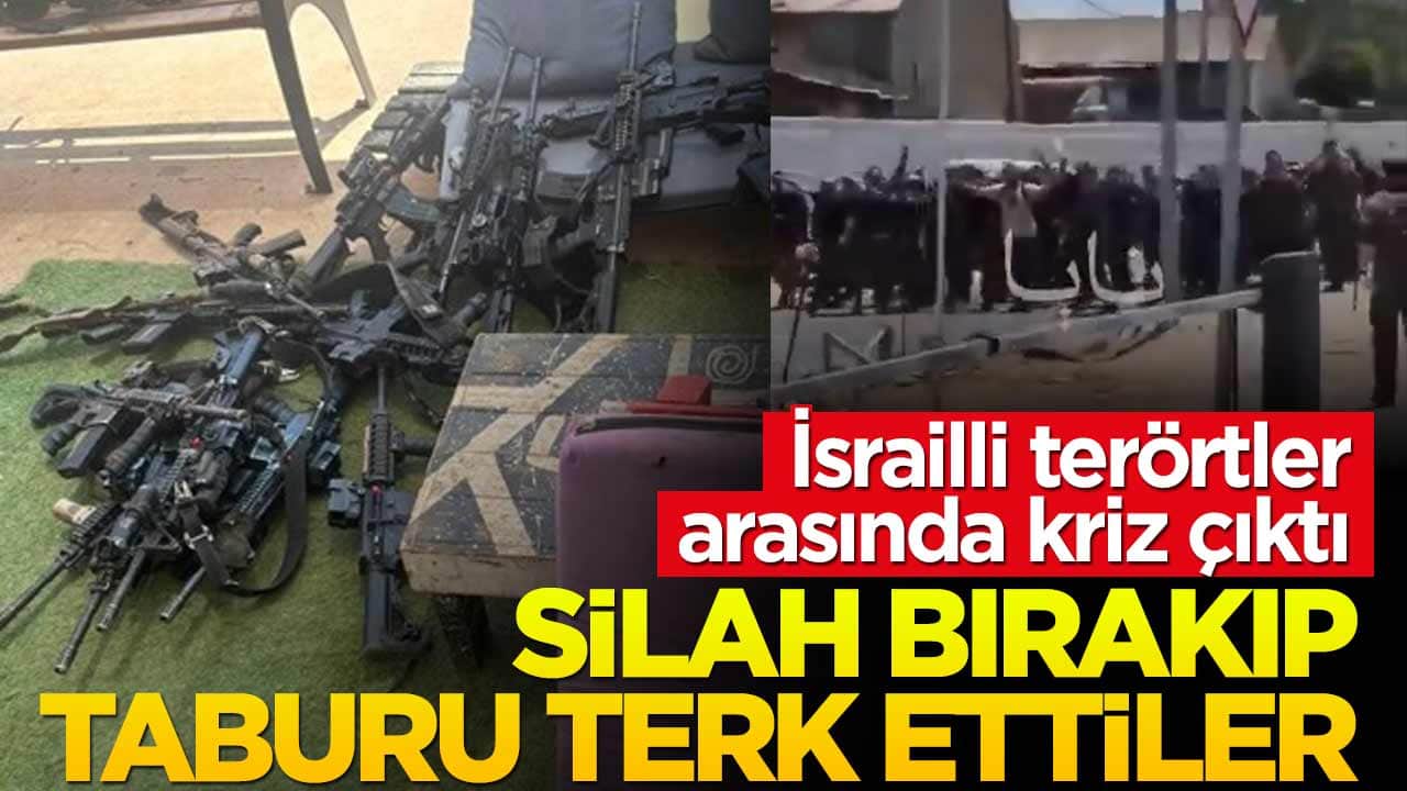 İsrail askerleri isyan etti! Silah bırakıp taburu terk ettiler