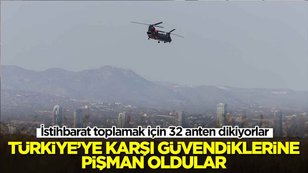 İstihbarat toplamak için 32 anten dikiyorlar! Türkiye'ye karşı güvendiklerine pişman oldular: Kandırıldık