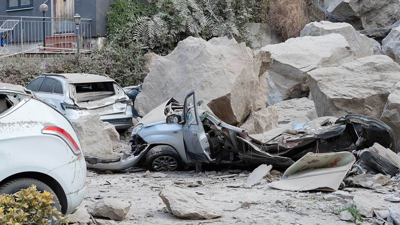 Foto - İtalya'yı deprem vurdu! Yıkım böyle görüntülendi