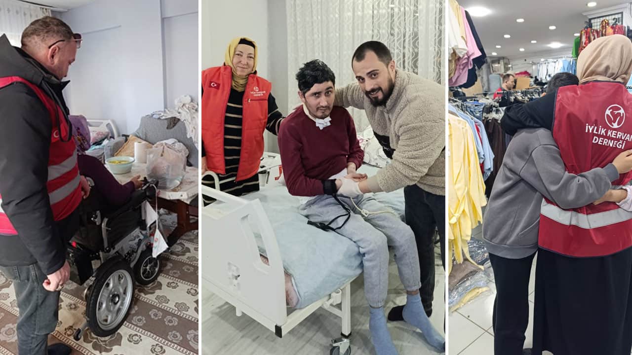 Foto - İyilik Kervanı Derneği daima mazlumun ve mağdurun yanında! Kömürlükten dünyaya uzanan İyilik Kervanı...