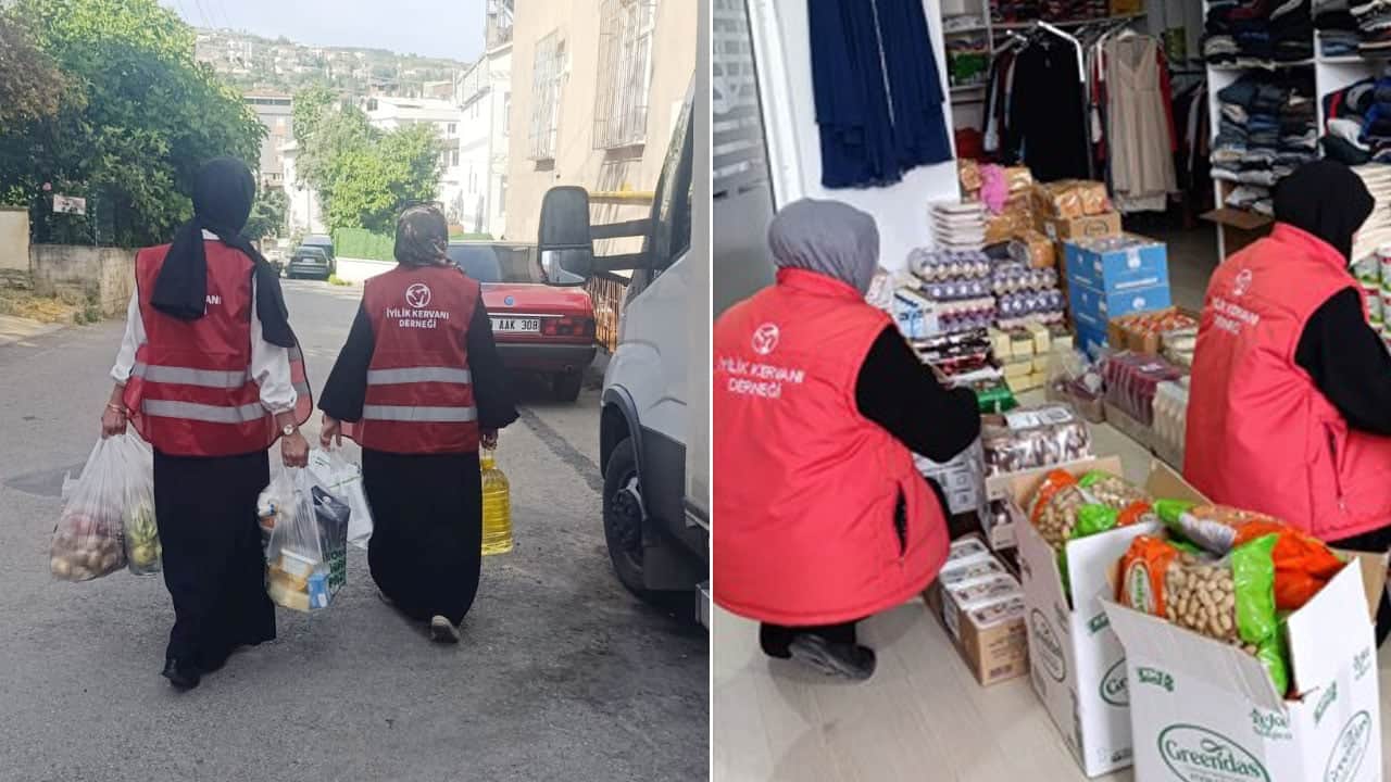 Foto - İyilik Kervanı Derneği daima mazlumun ve mağdurun yanında! Kömürlükten dünyaya uzanan İyilik Kervanı...