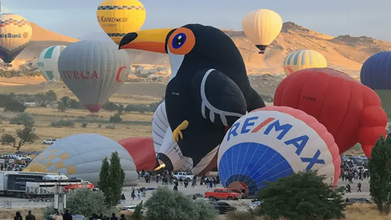Foto - Kapadokya'da kartpostallık sabah! Bu manzara için kilometrelerce yol geldiler