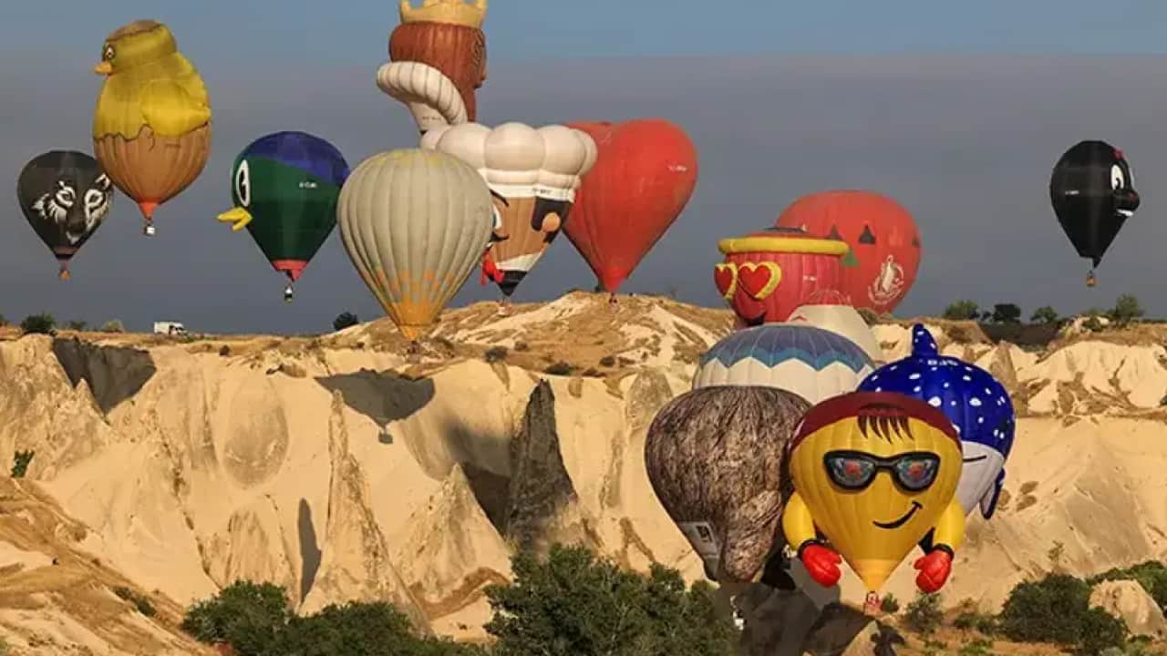 Foto - Kapadokya'da kartpostallık sabah! Bu manzara için kilometrelerce yol geldiler