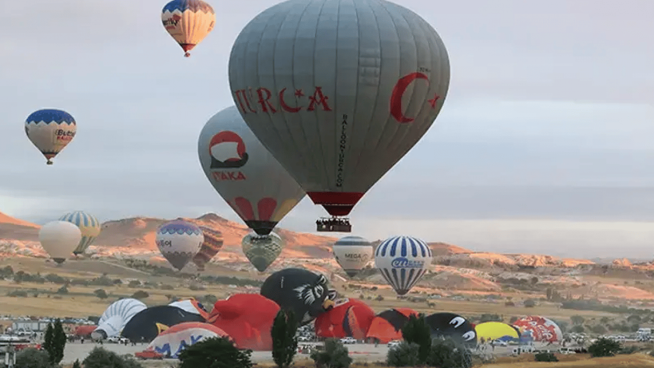 Foto - Kapadokya'da kartpostallık sabah! Bu manzara için kilometrelerce yol geldiler