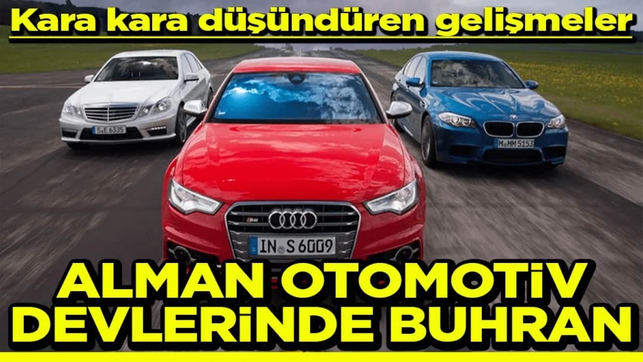 Kara kara düşündüren gelişmeler Alman otomotiv devlerinde buhran
