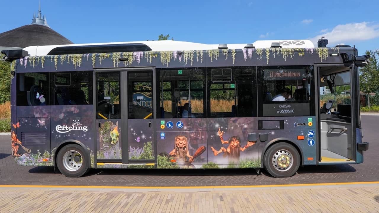 Foto - Karsan’dan Avrupa’da bir otonom ulaşım başarısı daha! e-ATAK, Efteling’de yolcu taşımaya başladı!