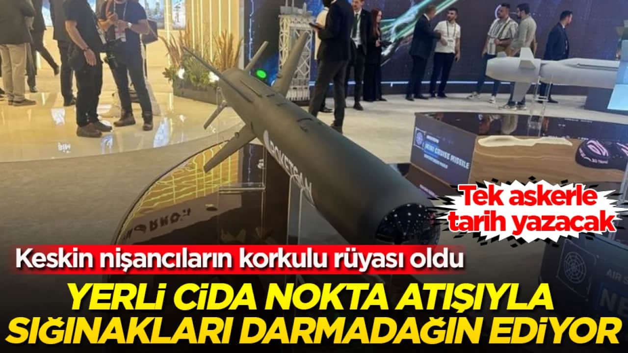 Keskin nişancıların korkulu rüyası oldu: Yerli CİDA nokta atışıyla sığınakları darmadağın ediyor! Tek askerle tarih yazacak