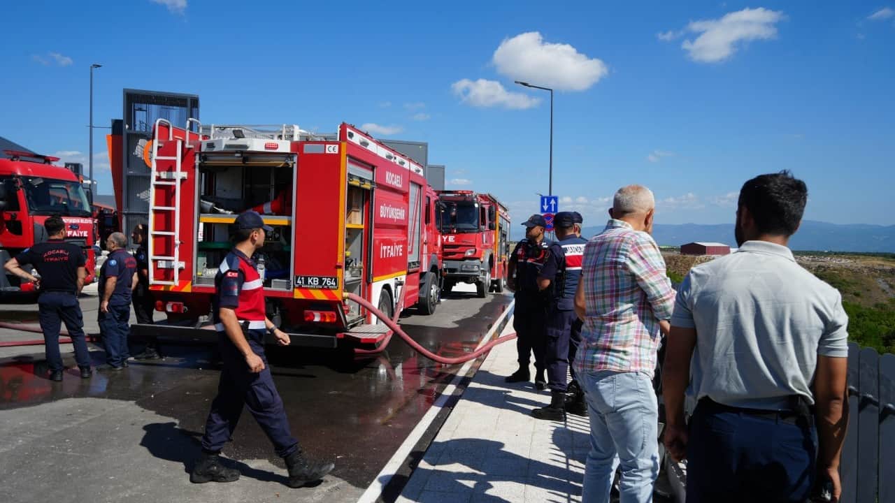 Foto - Kocaeli'ndeki yangın kontrol altında! Zarar gören alan büyüklüğü belli oldu