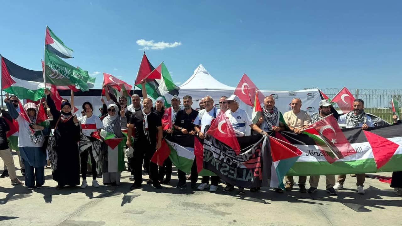 Foto - Konvoy Türkiye’ye giriş yaptı! Srebrenitsa’dan Filistin’e dayanışma yolculuğu
