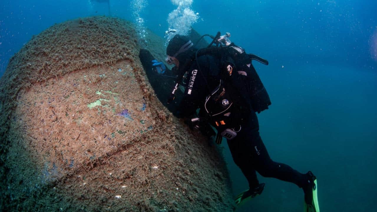 Foto - Kruvaziyer turizminin önemli durağı Kuşadası! Turistler su altı güzelliklerini de keşfediyor