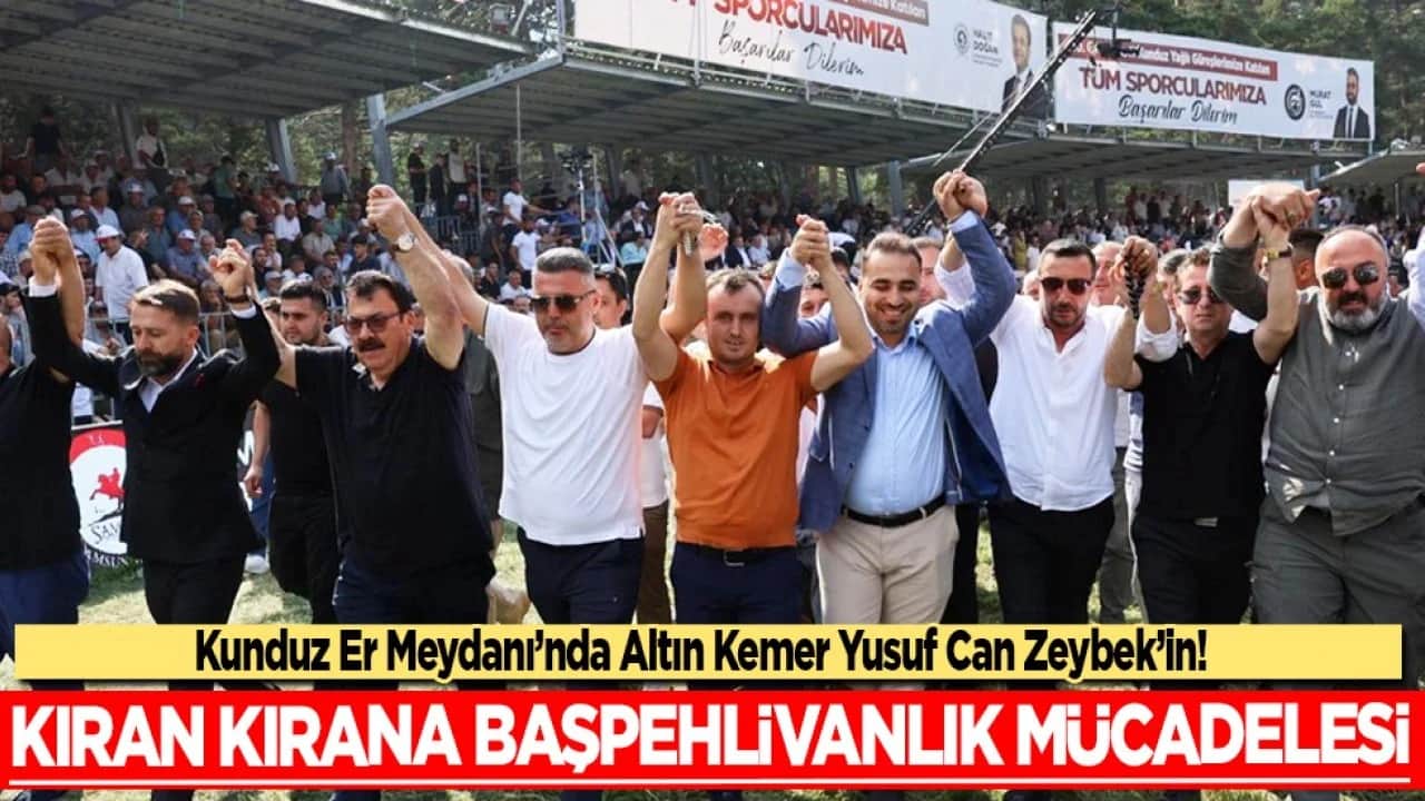 Kunduz Er Meydanı’nda Altın Kemer Yusuf Can Zeybek’in!
