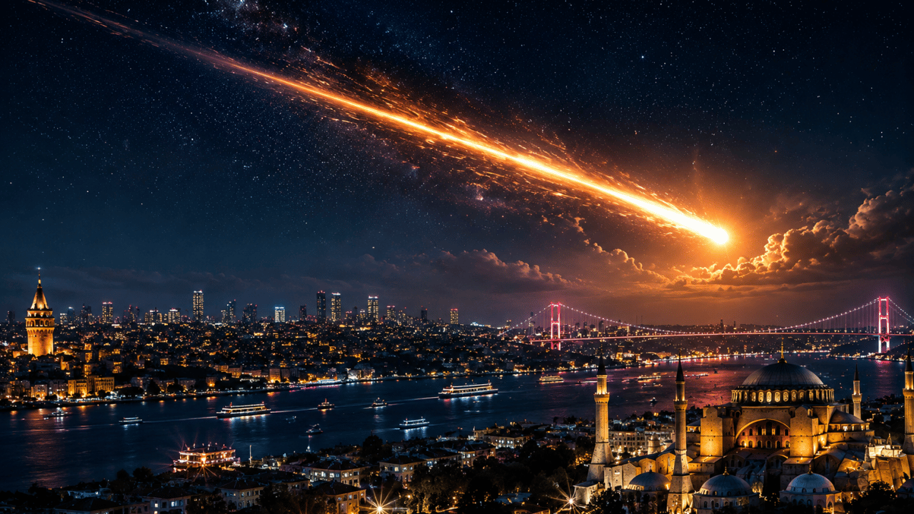 Foto - Meteor yağmuru İstanbul’u aydınlattı! Türkiye’nin dört bir yanında gökyüzü şöleni