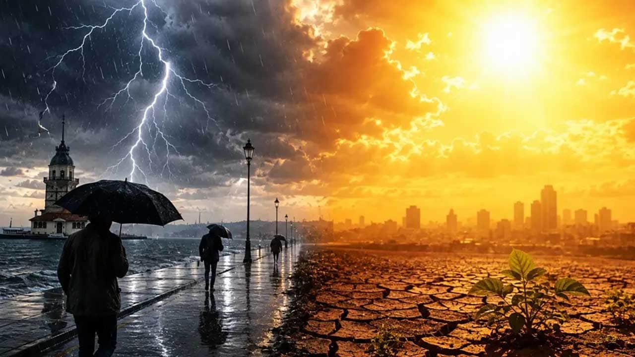 Foto - Meteoroloji uyardı: Tam 11 il için sarı alarm verildi! Şiddetli fırtına ve gök gürültülü sağanak geliyor!