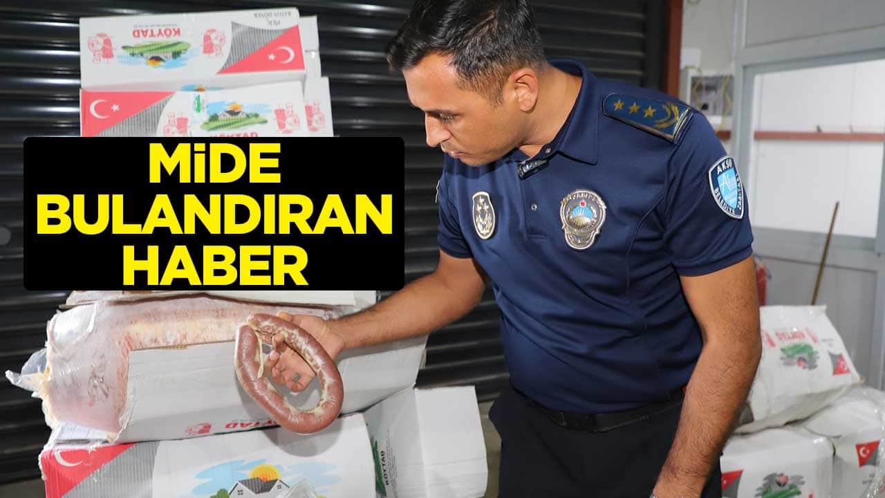 Mide bulandıran haber! Antalya'da uygunsuz koşullarda 1 ton gıda ürünü ele geçirildi