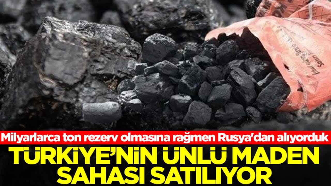 Milyarlarca ton rezerv olmasına rağmen Rusya'dan alıyorduk: Türkiye'nin ünlü maden sahası satılıyor
