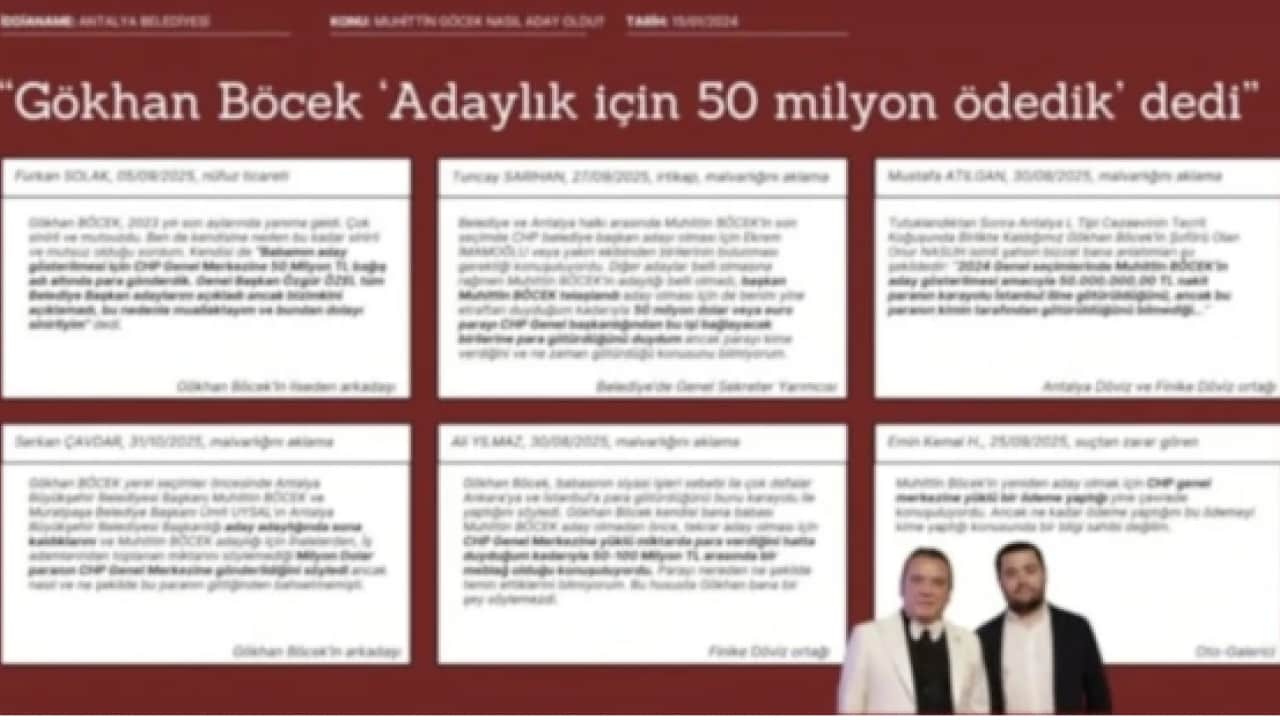 Foto - Muhittin Böcek, kirli pazarlıkları itiraf etti: Özel ve İmamoğlu’ndan adaylık haracı