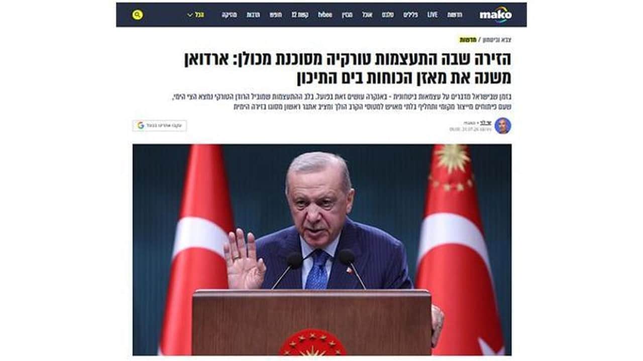 Foto - Ona buna efelenen İsrail’den itiraf! İşte Türkiye’nin Mavi Vatan’daki en sessiz ve tehlikeli kozu