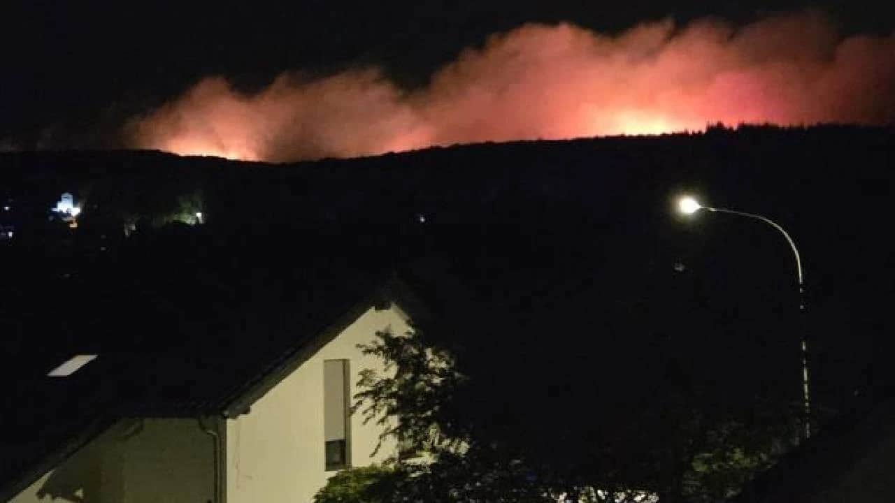 Foto - Orman yangını 300 hektara yayıldı Almanya cayır cayır 2 bin kişi tahliye 