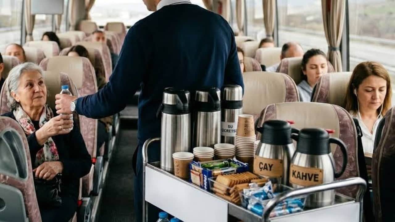 Foto - Otobüslerde dondurma ikramdı, şimdi kek bile yok