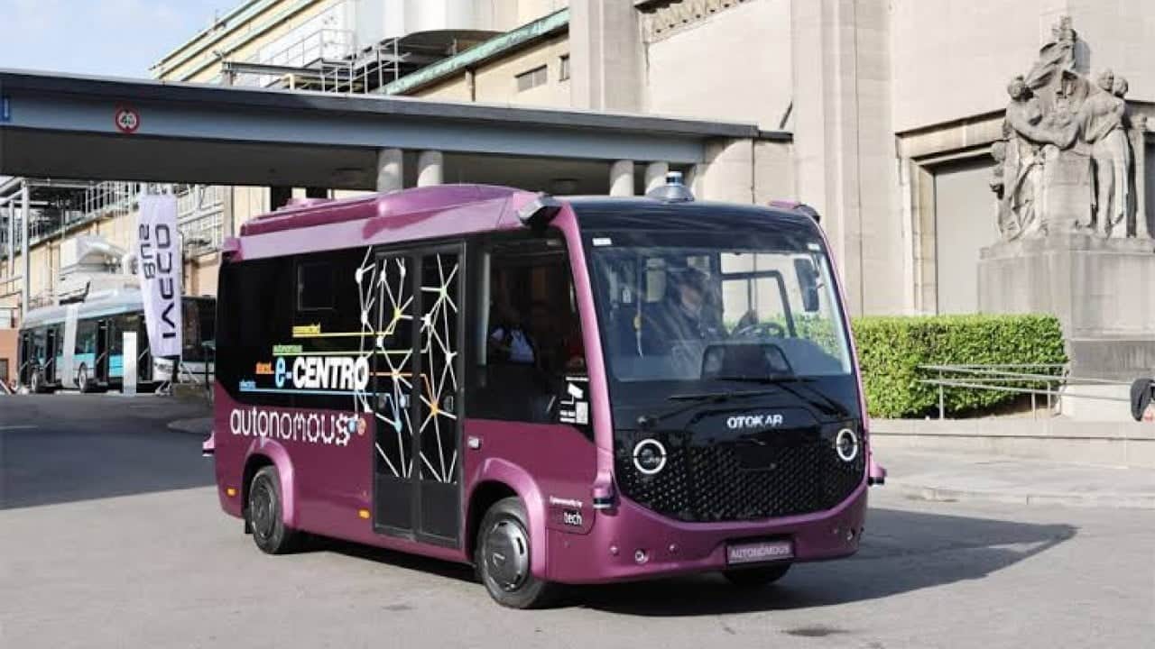 Foto - Otokar'ın sürücüsüz elektrikli otobüsü Avusturya yollarında