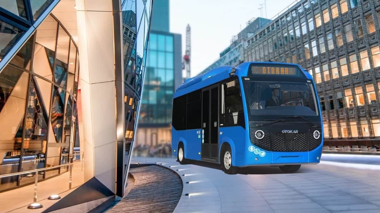Foto - Otokar'ın sürücüsüz elektrikli otobüsü Avusturya yollarında
