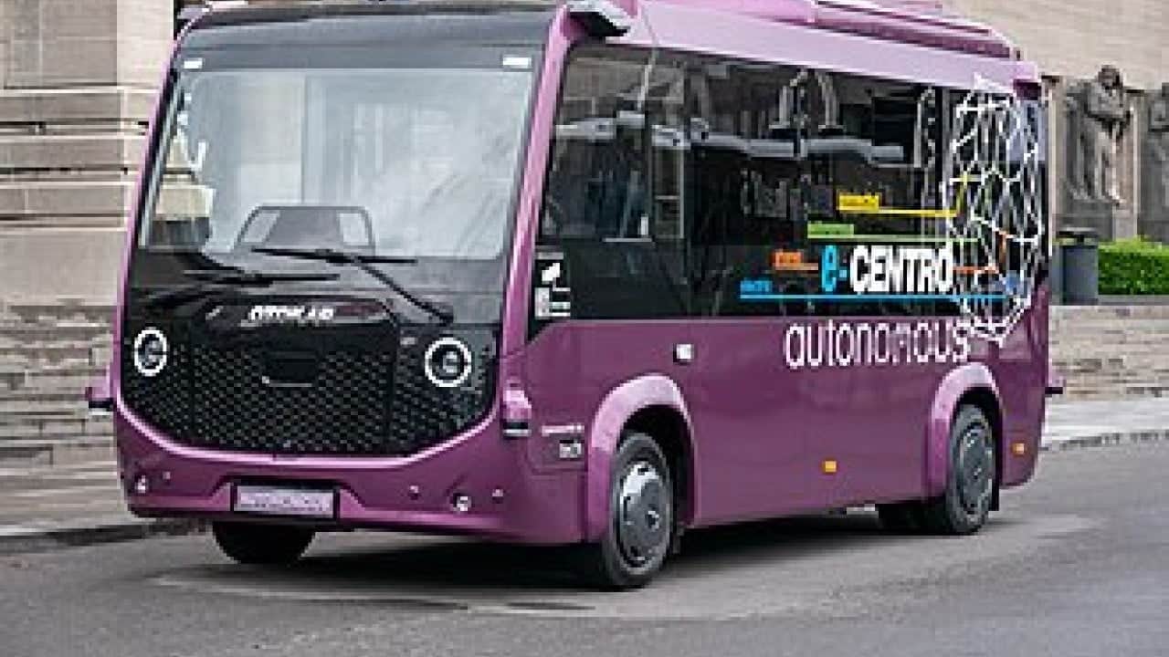 Foto - Otokar'ın sürücüsüz elektrikli otobüsü Avusturya yollarında