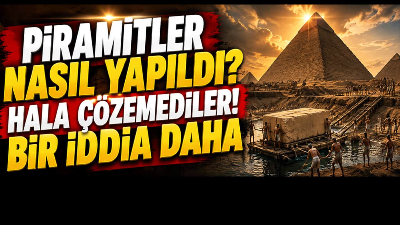 Piramitler nasıl yapıldı? Hala çözemediler! Bir iddia daha