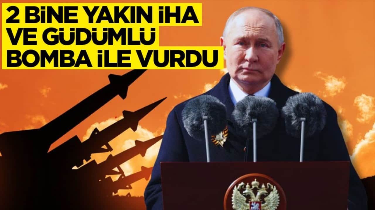 Putin'in gözü döndü! 2 bine yakın İHA ve güdümlü bombalarla saldırdı