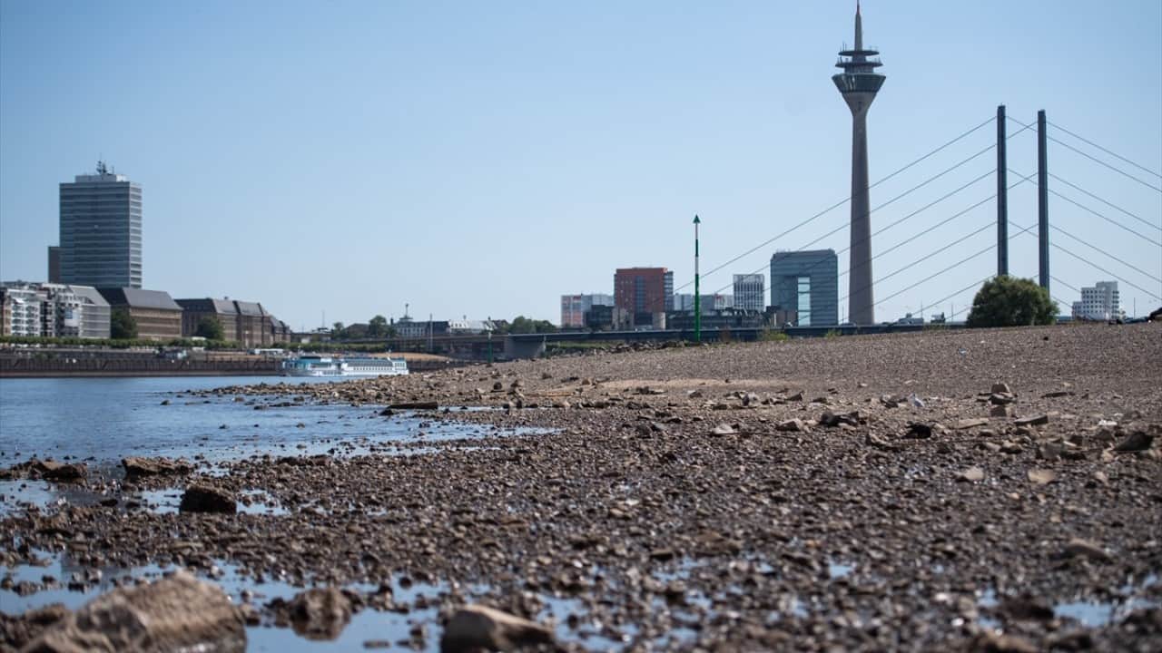 Ren, Elbe ve Tuna’da alarm Avrupa’da nehirler kuruyor taşımacılık durdu