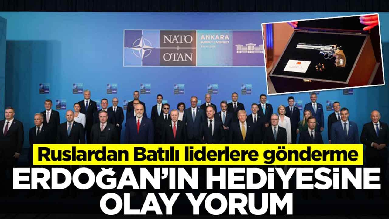 Ruslardan Batılı liderlere gönderme: Erdoğan'ın hediyesine olay yorum
