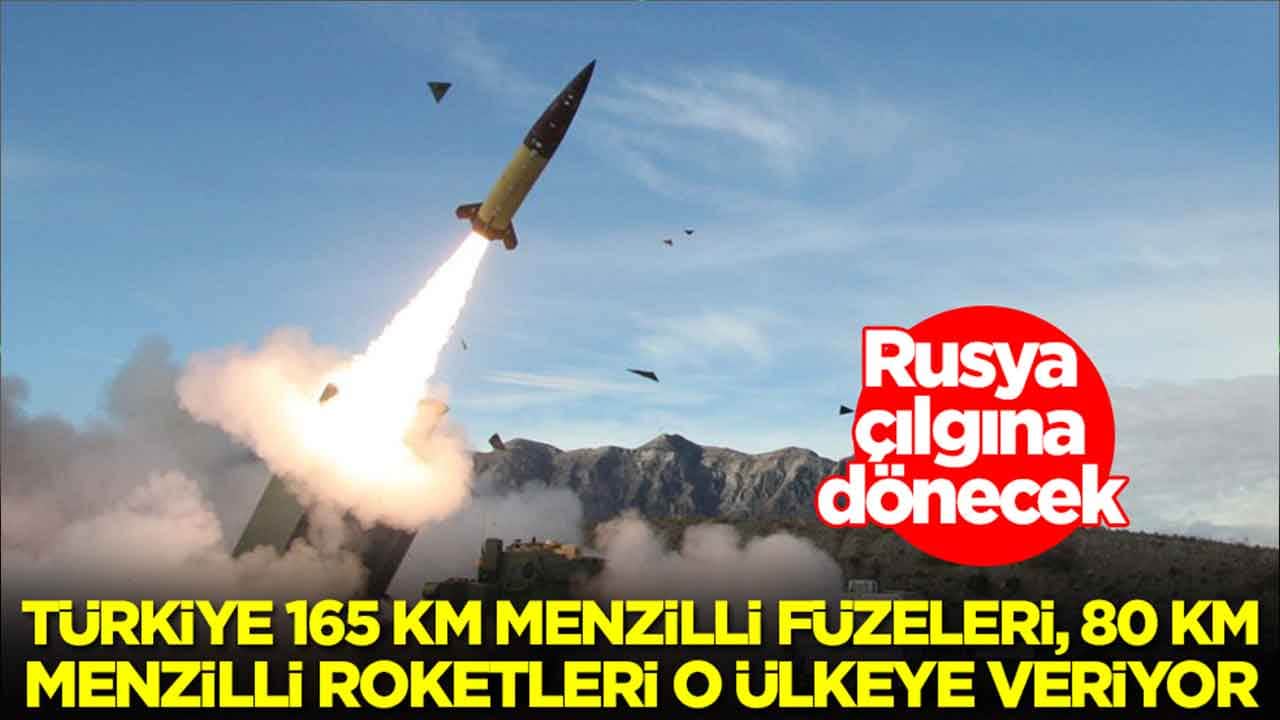 Rusya çıldıracak: Türkiye 165 kilometre menzilli füzeleri, 80 kilometre menzilli roketleri o ülkeye veriyor